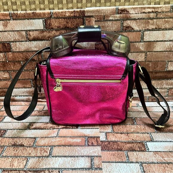 Betsey Johnson Kitsch phone Retro metallic crossbody Bag - Picture 6 of 13